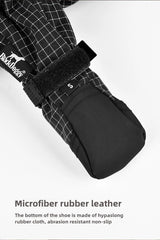 Pet Outdoor Shoe Cover Portable Anti-dirt and Non-slip Dog Shoes Foot Cover Velvet Wear-resistant Pet Products Supplies