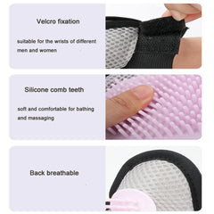 Pet Grooming Glove Brush for Cats Dogs Bath Massage Gloves for Bathing Grooming Softy Comfortable Animal Hair Removal Tool