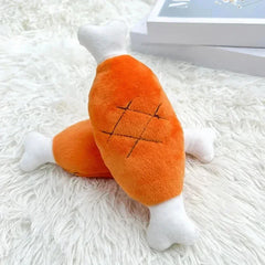 Plush Cartoon Puppy Dog Toys Pet Chew Squeak Toys Small Dogs Teeth Grinding Bite Interesting Cute and Highly Elastic Pet Toys