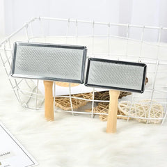 Pet Cat and Dog Grooming Supplies: Hair Remover Brush, Wood Combs, Flea Comb for Shedding