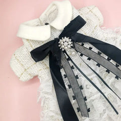 Pet Cat Dress Clothes Christmas Dog Dress Dog Slip Dress ，Coat Dress Red Skirt Costume Pet Cat Warm Dress Bow Skirt Pet Costume