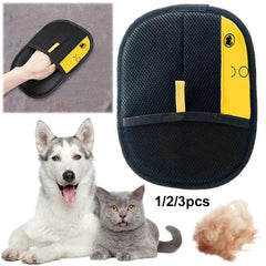 Pet Grooming Gloves Pet Hair Remover Gloves for Dog Cat Rabbit with Long/Short/Curly Hair