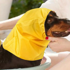 Dog Ear Protection Bathing Cap Pet Ear Protection Bath Wrap Hat Polyester Material Dog Shower Cap For Swimming Daily Bathing And