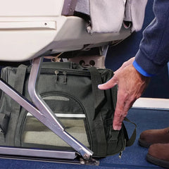 Travel pet bag portable for outdoor carrying one shoulder diagonal cross pet Bag foldable breathable Outgoing Pets Handbag