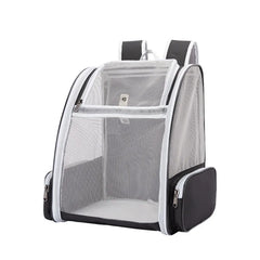 Cat bag for outdoor use, portable large capacity pet bag, transparent backpack, all season universal dog bag, breathable