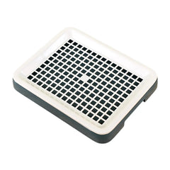 Rabbit Litter Box Removable Cage Potty Box Hollow Design Litter Pan for Pet Supplies Chinchillas Small Animals Rats Guinea Pigs