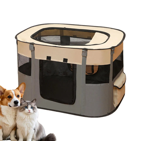 Pet fence Dog Enclosure Foldable Puppy Playpen Portable Pet Tent Large Enclosure Summer Pet Tent For outdoor and indoor