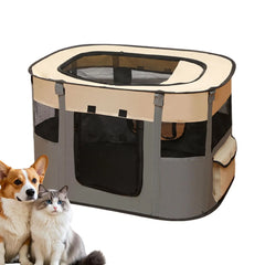 Pet fence Dog Enclosure Foldable Puppy Playpen Portable Pet Tent Large Enclosure Summer Pet Tent For outdoor and indoor