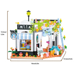 Pet Dog Cat House Building Block Kids Toy Mini Bricks Diy Assembly Games Moc Plastic Model Home Decoration Party Favors Gift