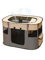 Pet fence Dog Enclosure Foldable Puppy Playpen Portable Pet Tent Large Enclosure Summer Pet Tent For outdoor and indoor
