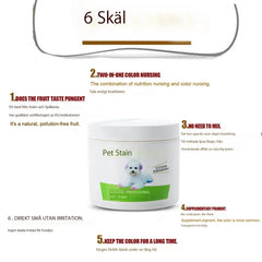 Pet Hair Dye Cream 100ML Pet Hair Coloring Cream Easy To Use Pet Hair Dye Plant Extract Bright Color Pet Hair Dye Fashionable