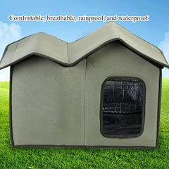 Outdoor Cat House Removable and Washable Design Pet Bed Waterproof Cat Dog Universal Convenient Storage and Washable Dog House
