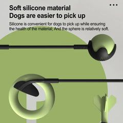 Dog Toys Throwing Pole Pet Throwing Stick Hand Throwing Ball Toys Pet Tennis Launcher Pole Outdoor Training Toys Pet Supplies