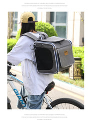 Pet Carrier Backpack Portable Fo Cats & Dogs Bicycle Carrying Cat Bag Dog Bag suitable For Carrying Bicycles And Motorcycles