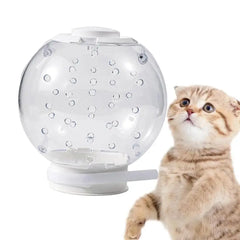 Cat Muzzle Cat Grooming Masque Clear Cat Adjustable Hood Pet Grooming Cover Accessory Prevent from Cats Biting Chewing