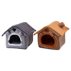 Foldable Sleeping Pet House Removable Washable Cat Cube Hide House Puppy Cave Sofa Pet Bed House for Small Dogs Medium Cats