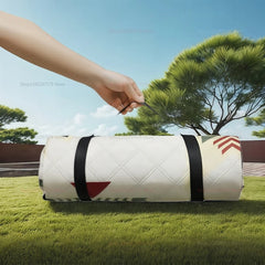 Outdoor picnic mat is a hand-held luggage protection and moisture-proof camping blanket, suitable for travel, beach and trips.