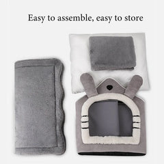 Pet Folding House Winter Kennel for Small Medium Dogs And Cats