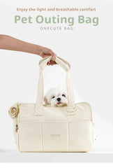 Pets go out and pack puppies. Portable one-shoulder bags are suitable for cats and small dogs to carry outdoors than bears.