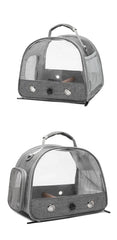Pet Portable Travel Bag Outdoor Breathable Small Animal Carriers Equipment Zipper Double Open Oxford Small Pet Outing Supplies