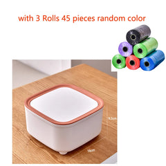 Cat Litter Box Bin Double Layer Cat Excrement Trash Can Fully Enclosed Large Capacity Cat Toilet Bedpan Pet Products Supplies