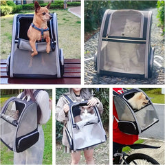 Pet Cat Carrier Bag Outdoor Travel Backpack for Cats Small Dogs Foldable portable Breathable Backpack for Cat Dog Pet Supplies