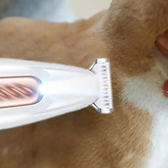 Portable Dog Paw Trimmer with Led Light Rechargeable Cordless Nail Grinder Shaver for Cats dogs Other Pets Nail Grooming Tools