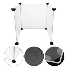 3 Pcs Cat Litter Box Privacy Cover Enclosure Splash Guards Litter Control Shields Pet Toilet Wall Shield Housebreaking Litter