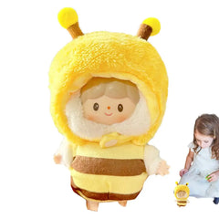 Kids Doll Dress up Clothes Kids Doll Clothing Soft Anime Plush Clothing Doll Clothes Suit Outfit Accessories Plush Doll's