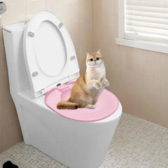 Cat Toilet Seat Trainer Sand Box Cat Trainer Reusable Urinal Seat Potty Cat Hygiene Trainer For Pet Care Train Your Cat To Use