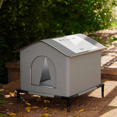 Stray Cat Houses with Mat Waterproof Winter Warm Foldable Washable Pet Cave Sleeping Beds for Outdoor Cats Small Dogs Puppies