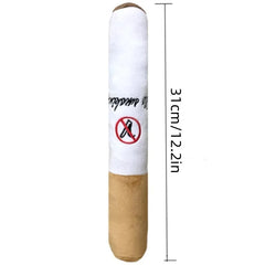 Pet Funny Toys Cigar Big Smoke Plush Sound Squeak Fake Cigarettes Toys Dog Chew Molar Interactive Game Bite Resistant Pet Toy