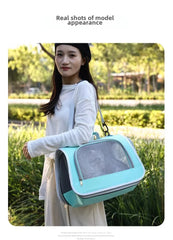 Pet Outing Portable Cat Dogs Handbag Summer Breathable Carrier Travel Puppy Kitten Single Shoulder Bag Pet Carrying Bag Supplie