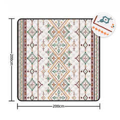 Outdoor picnic mat is a hand-held luggage protection and moisture-proof camping blanket, suitable for travel, beach and trips.