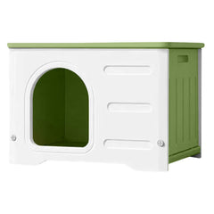 Four Seasons Waterproof Pet Shelter Outdoor Cats Dogs Shelter Windproof Rainproof Cozy House for Small Pets Outdoor Kitten Nest