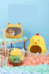 Pottery Hamster House Pet Bed Hideout Hut Hamster Gerbil Hamster House Guinea Pig Nest Sleeping Bed Ceramic House