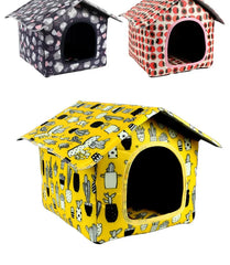 Water-resistant Foldable and Detachable Pet House Ideal for Cats Dogs in Outdoor Environments Cat House Cats Home Pet Supplies