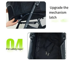 Pet Car Lightweight Foldable Designed Specifically for Walking Dogs Babies and Medium-sized Outdoor Equipment for Dogs and Cats
