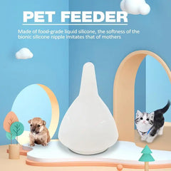 For New born Kittens Puppies Rabbits Small Animals Universal Pet Feeding Nipple Mini Silicone Feeding Pacifier Kitten Feeder