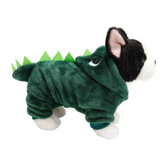 Dinosaur Cat And Dog Hoodies Pet Clothes Funny Costume for Christmas Soft and Warm Pet Clothes Funny Costume for Dog Cat