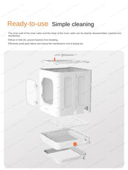 Detached pet drying box Multifunctional cat hair dryer Household water blower for small dogs Large capacity pet drying box