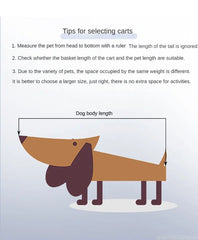 New Pet Stroller Double Layer Suitable for Two Pet Cats Dogs Foldable Cart Breathable Dog Stroller Pet Trolley carry on case