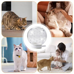 Cat Muzzle Cat Grooming Masque Clear Cat Adjustable Hood Pet Grooming Cover Accessory Prevent from Cats Biting Chewing