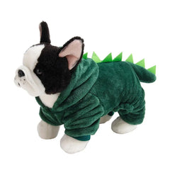 Dog Dinosaur Design Costume Cat Dog Dinosaur Hoodies Soft And Warm Pet Clothes Funny Costume For Dog Cat