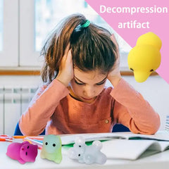 Funny Pimple Popping Toy Blowing Animal Squeeze Anti-stress Pimple Popper Toys Stocking Stuffers Sensory Toys Kids Birthday Gift