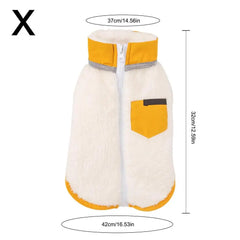 Pet Dog Clothes Autumn Winter Warm Fleece Vest Jacket For Small Medium Dogs Chihuahua French Bulldog Pug Clothing Coat
