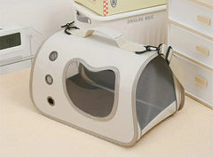 Portable Pet Carrier Bag for Small Dogs Cats Outdoor Foldable Cat Bag Breathable Cat Shoulder Bag Kitten Carrying Bag