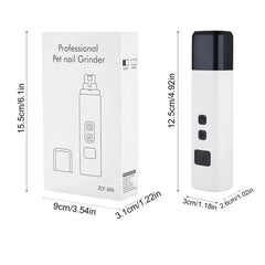 Dog Nail Grinder Rechargeable Paws Grooming Dog Nail File Tool Pet Grooming Toenail File Trimmer With 3 Modes For Families