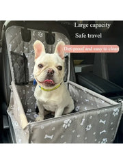 Pet car bag, portable pet pad for cats and dogs to store when going out, foldable, large-capacity cat and dog car carrying pad