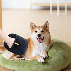 Pet Grooming Gloves Double Sided Pet Brush Gloves Static Dedusting Brush Pet Hair Remover Brush for Small Medium and Large Pets